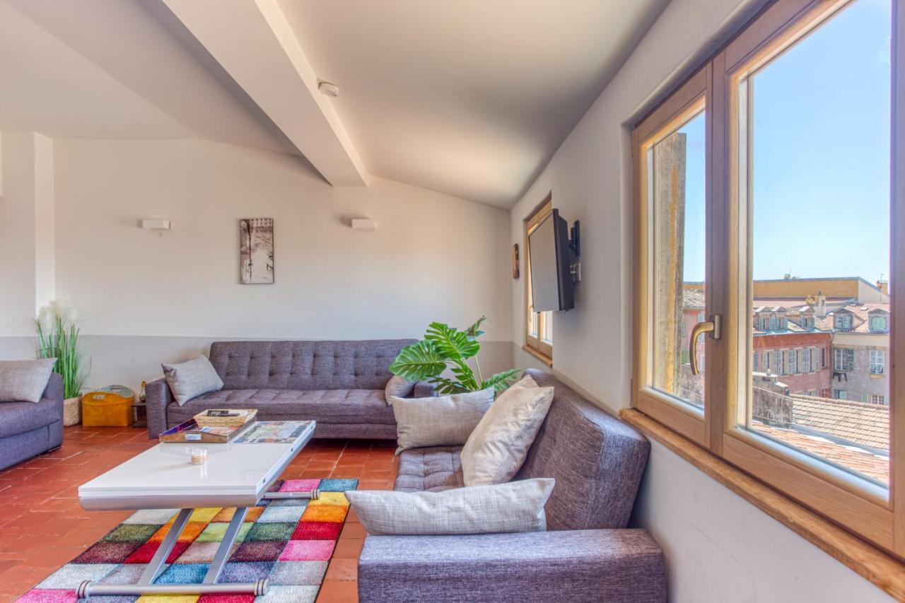LE GILLY 6 - F3 EXCEPTIONNEL, VUE MER, MODERNE, CLIMATISATION, Vieux-Nice Extérieur photo