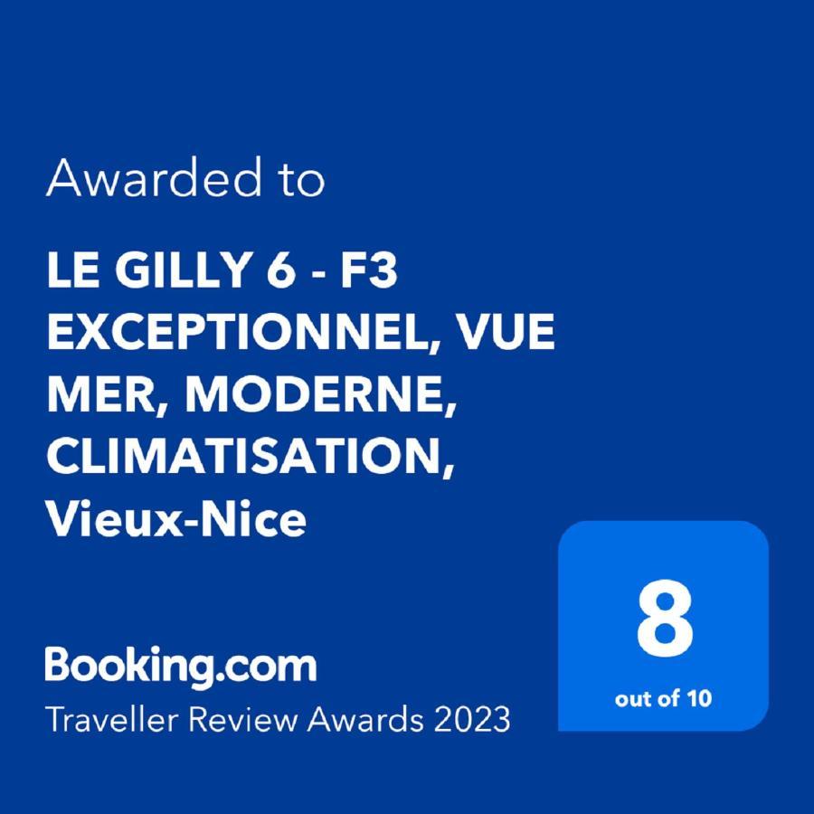 LE GILLY 6 - F3 EXCEPTIONNEL, VUE MER, MODERNE, CLIMATISATION, Vieux-Nice Extérieur photo